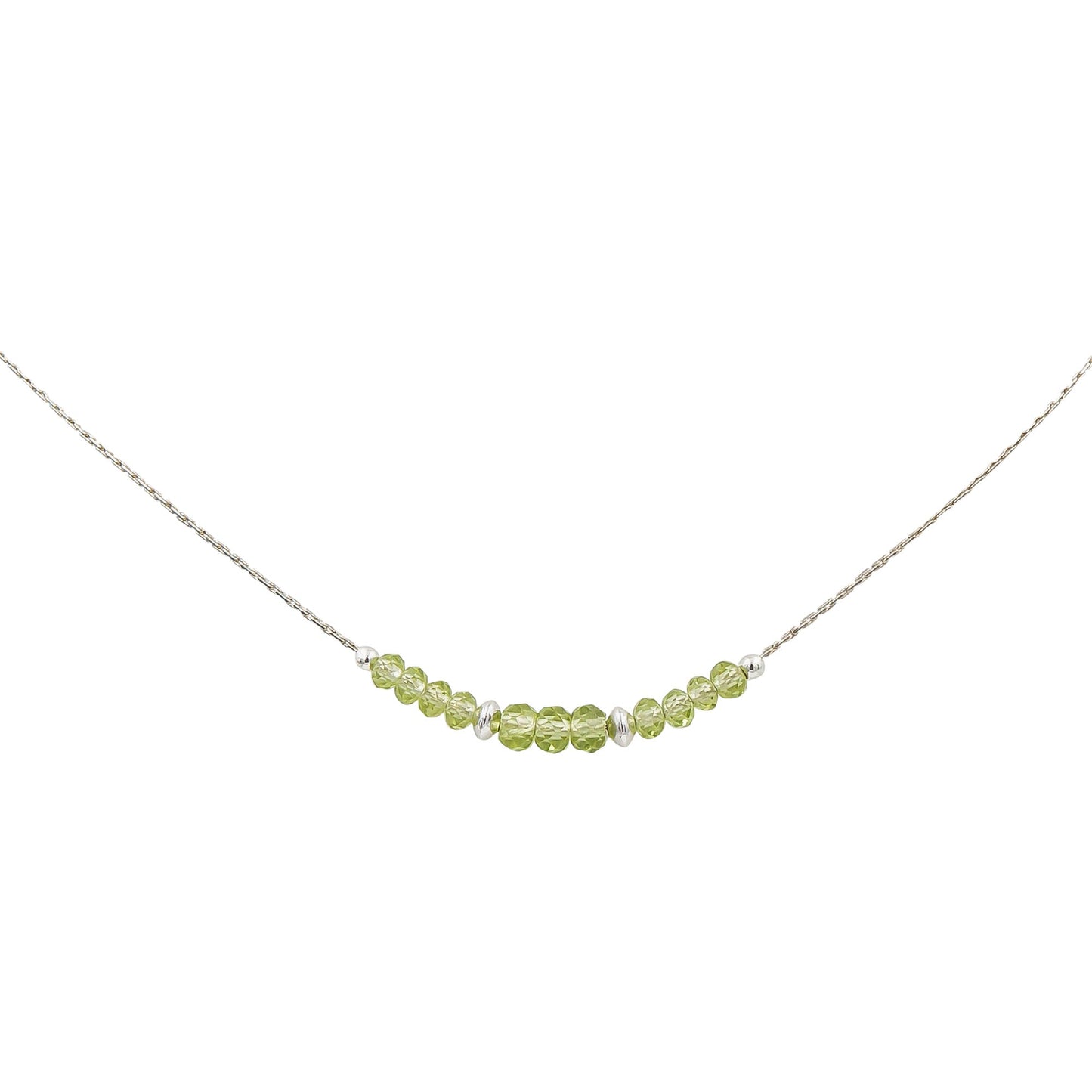 Petite Peridot ~ Necklace & Earrings Set