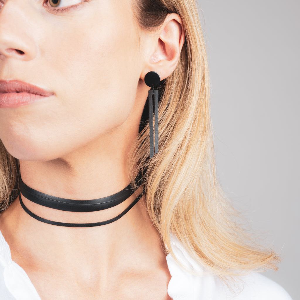 Ribbon+Stripe Choker
