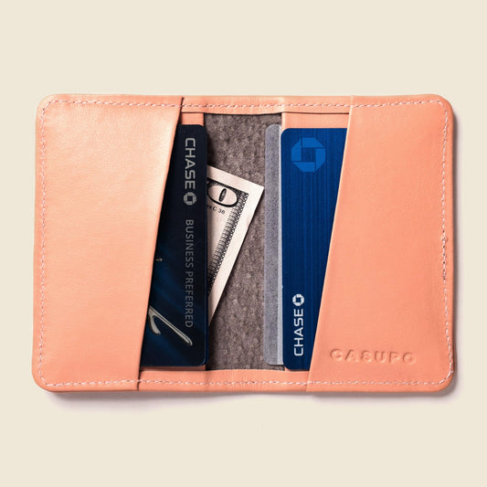 Compact Bifold with RFID Protection - Soft Pink