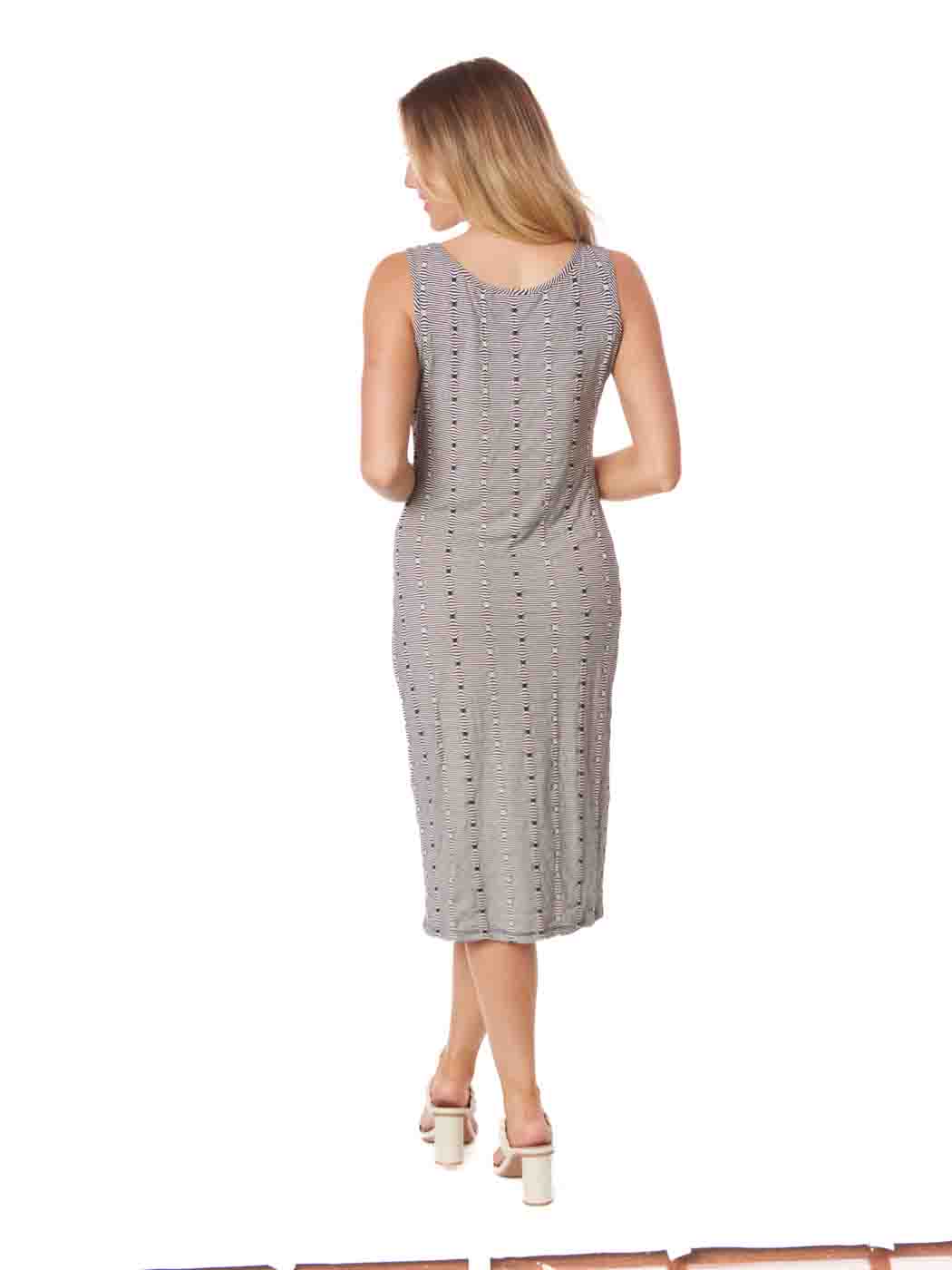 Tianello "Fianna" French Jacquard Knit "Heidi" Tank Dress S,M,L,XL