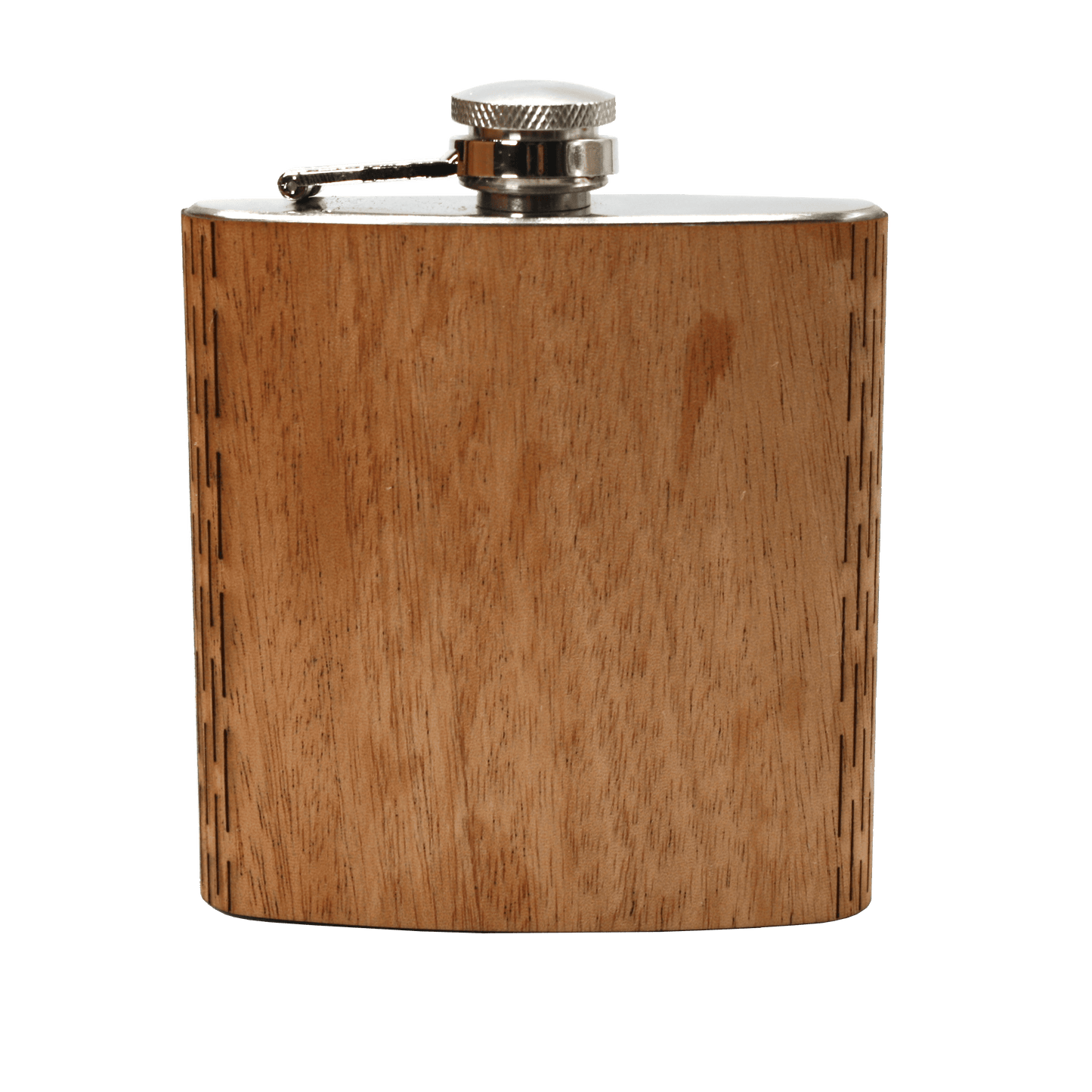 High Quality 6 oz. Wooden Hip Flask - Hand Crafted from Local Wood