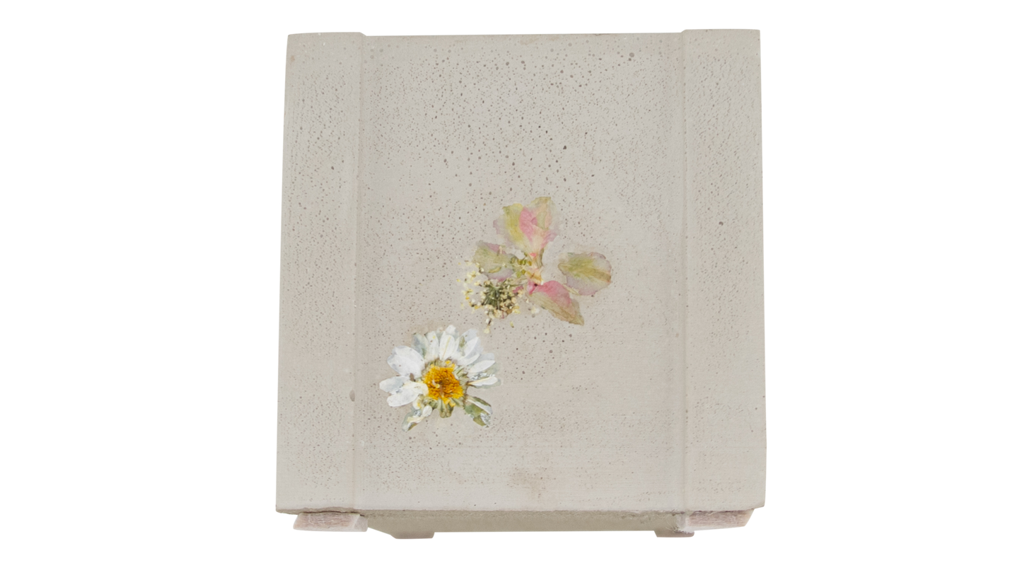Flora Mini Cinderblock Candle