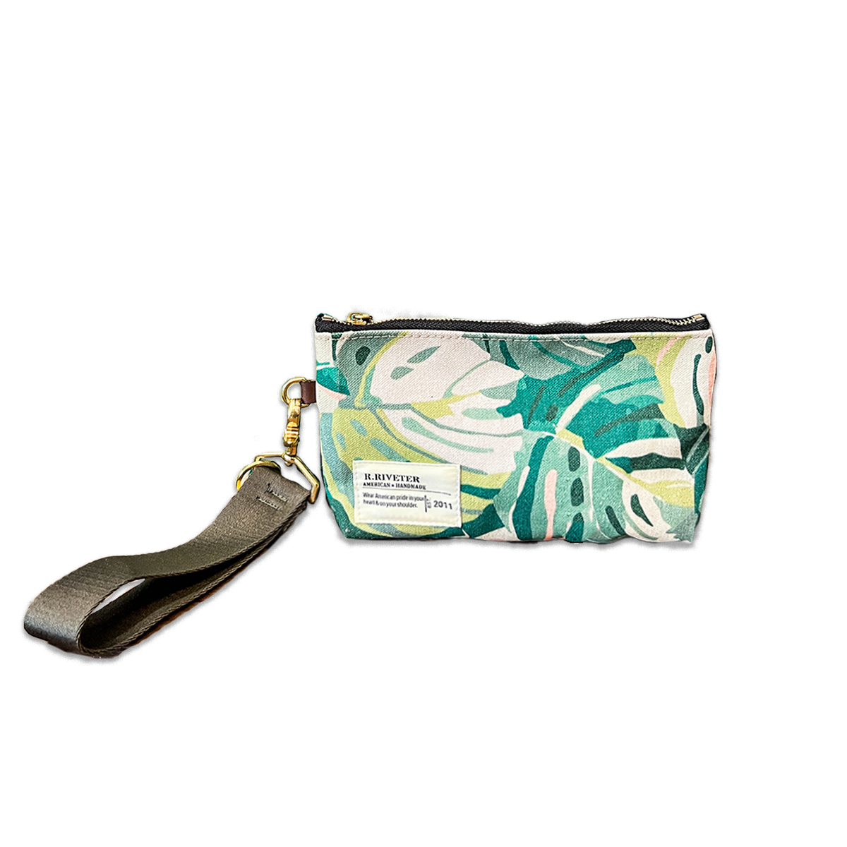 Lucy Wristlet | Abstract Foliage
