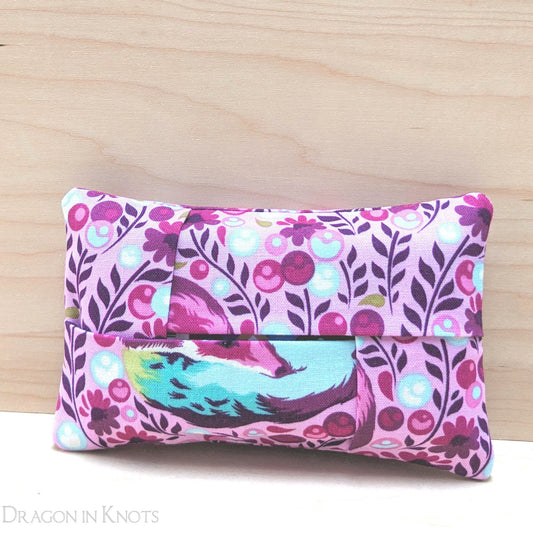 Sleeping Fox Travel Tissue Holder