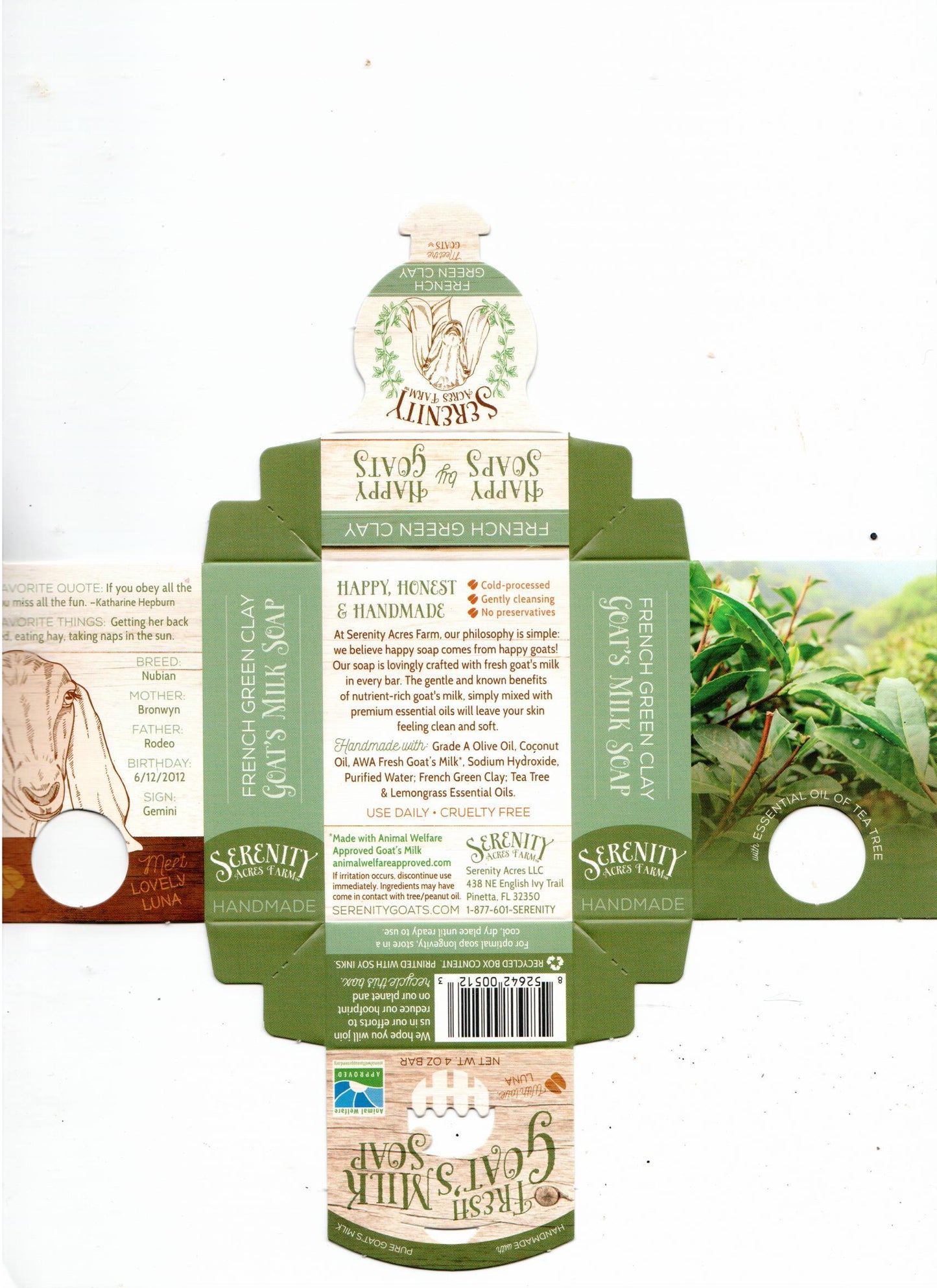 Goat's Milk Soap โ French Green Clay