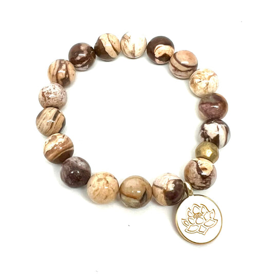 Ice cream Jasper Bracelet