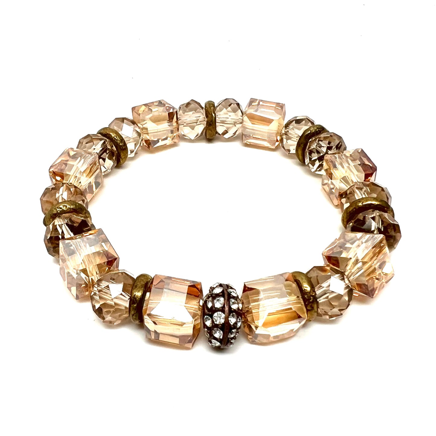 Crystal Bracelet Caramel