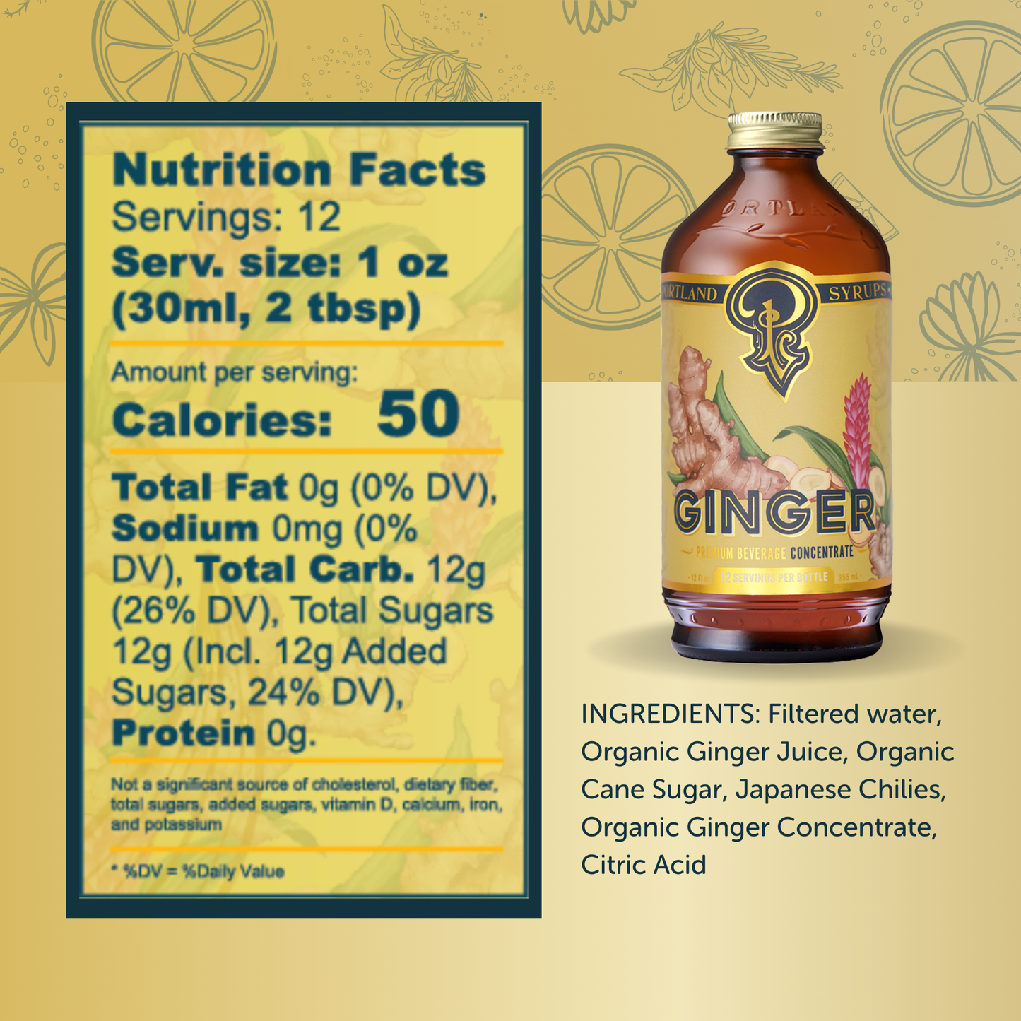 Authentic Ginger Syrup