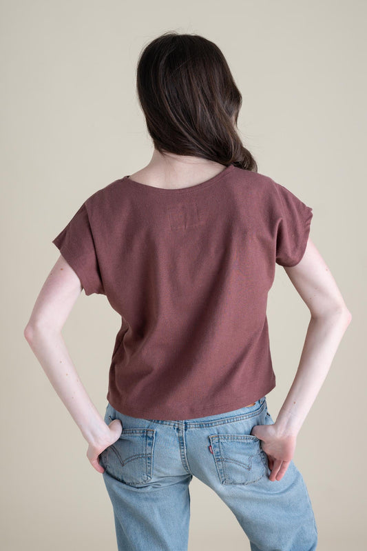 Saturday Tee in Russet