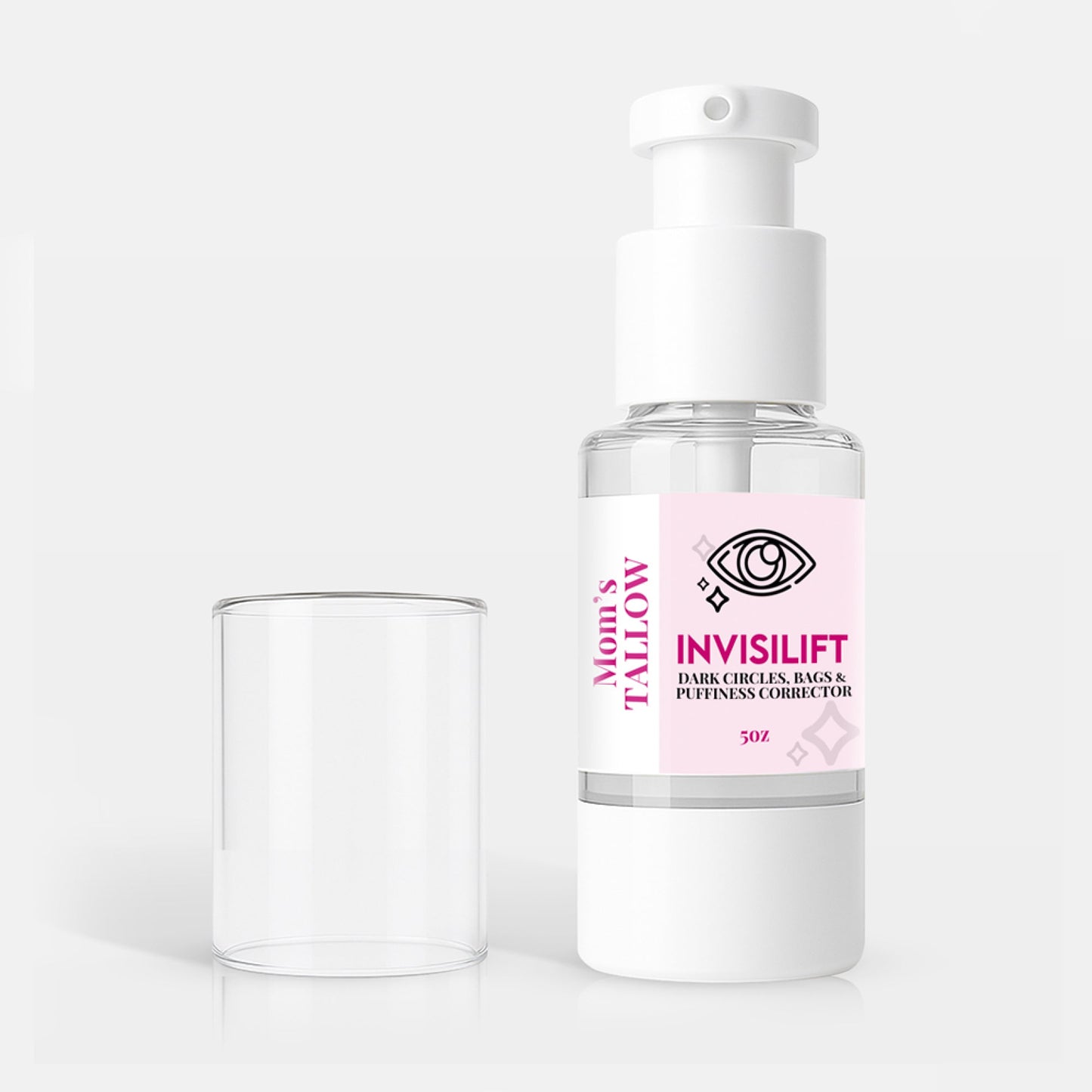 InvisiLift Dark Circles, Bags & Puffiness Gel (All Natural Tallow- Under-Eye Gel)