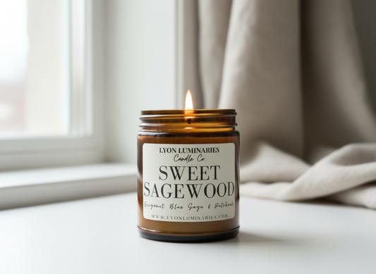 Sweet Sagewood Soy Blend Candle
