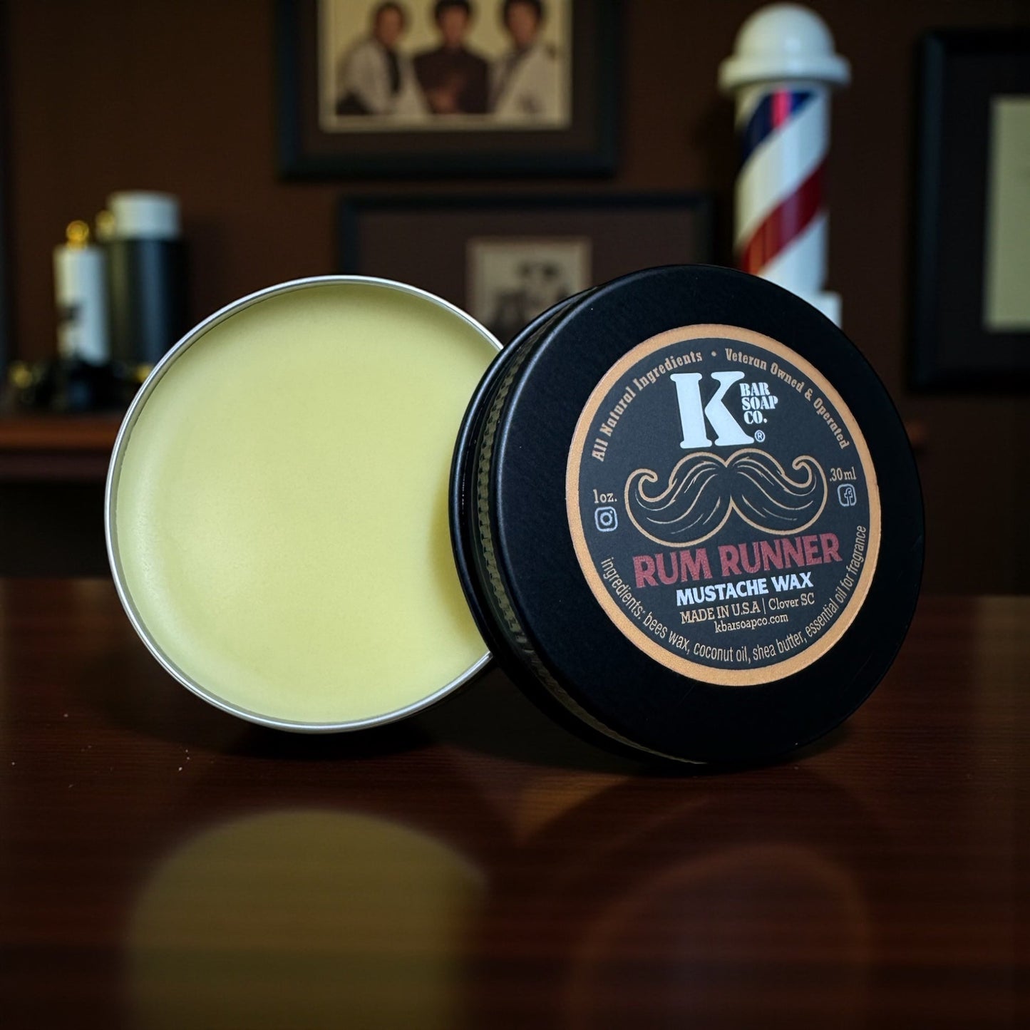Rum Runner Mustache Wax