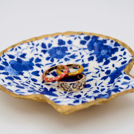 Blue Manor Shell Jewelry and Trinket Dish