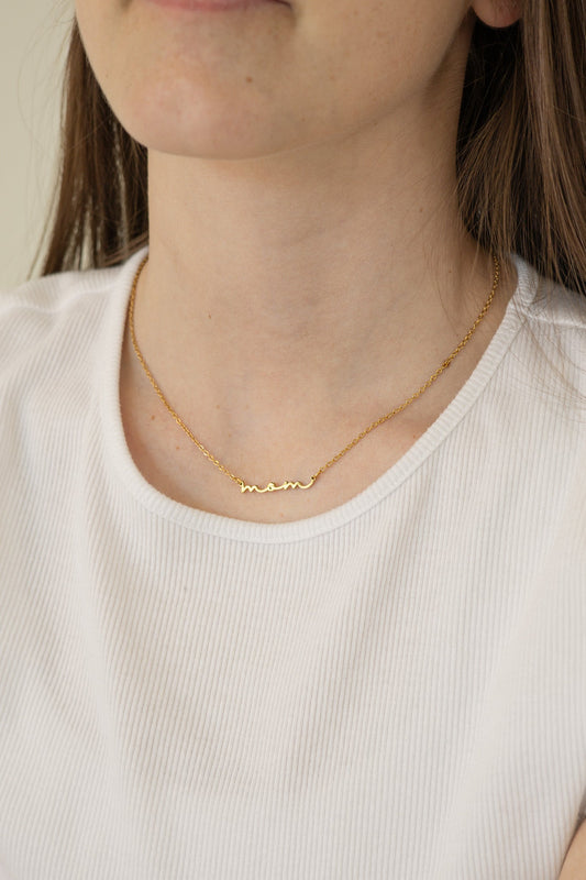 "Mom" Necklace