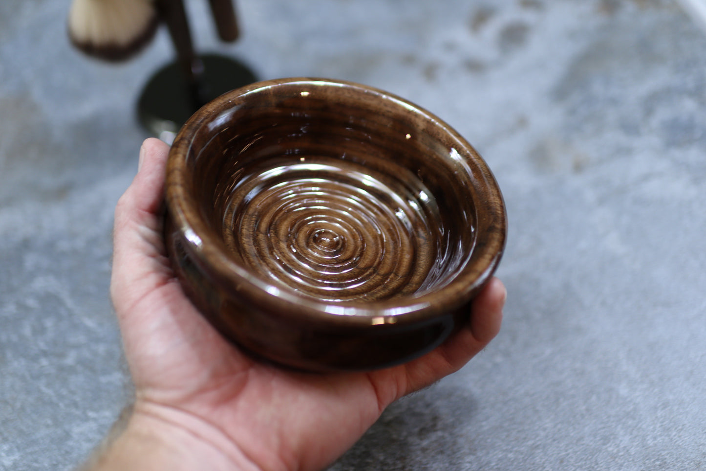 Walnut Lather Bowl