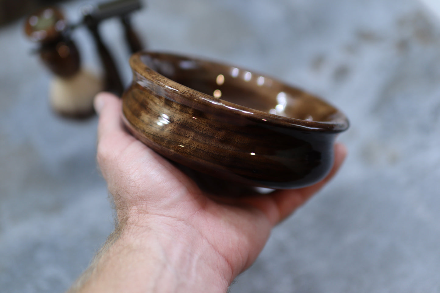 Walnut Lather Bowl