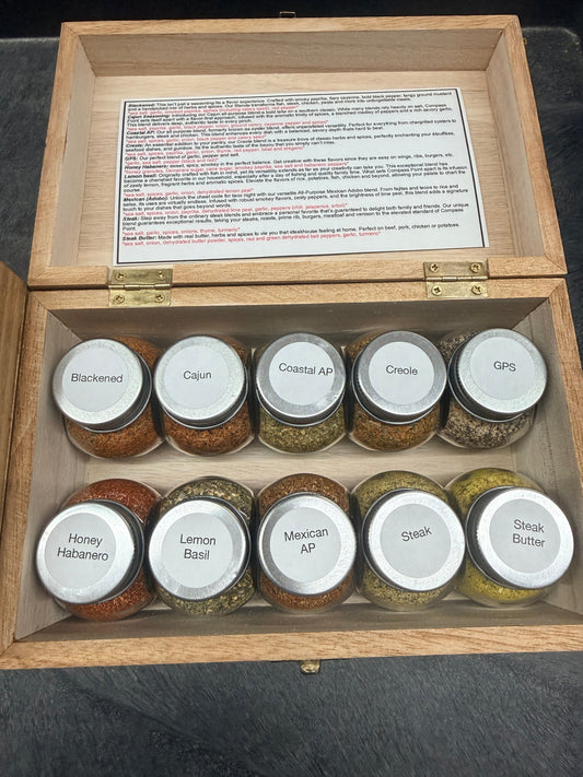 Limited Edition Wooden 8 Sample Box