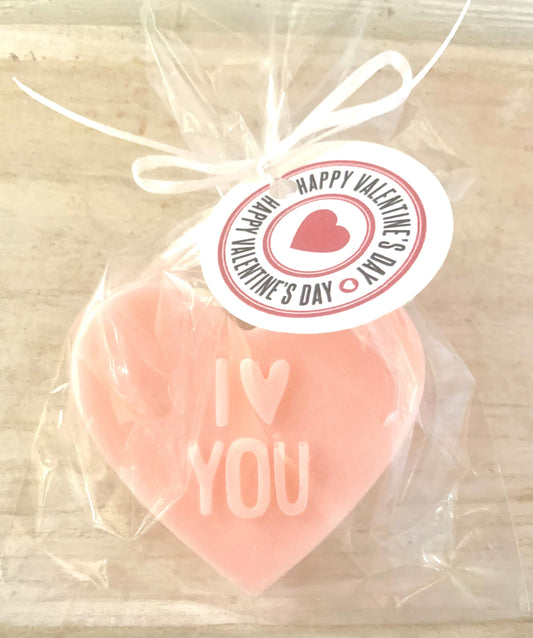 3D Large Valentine Heart "I Heart You" Soap