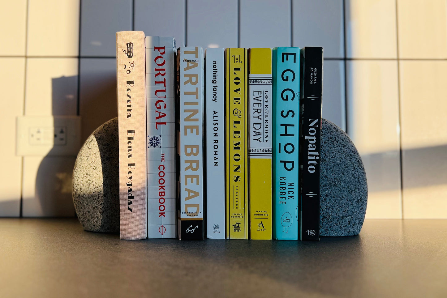 Split Stone Bookends