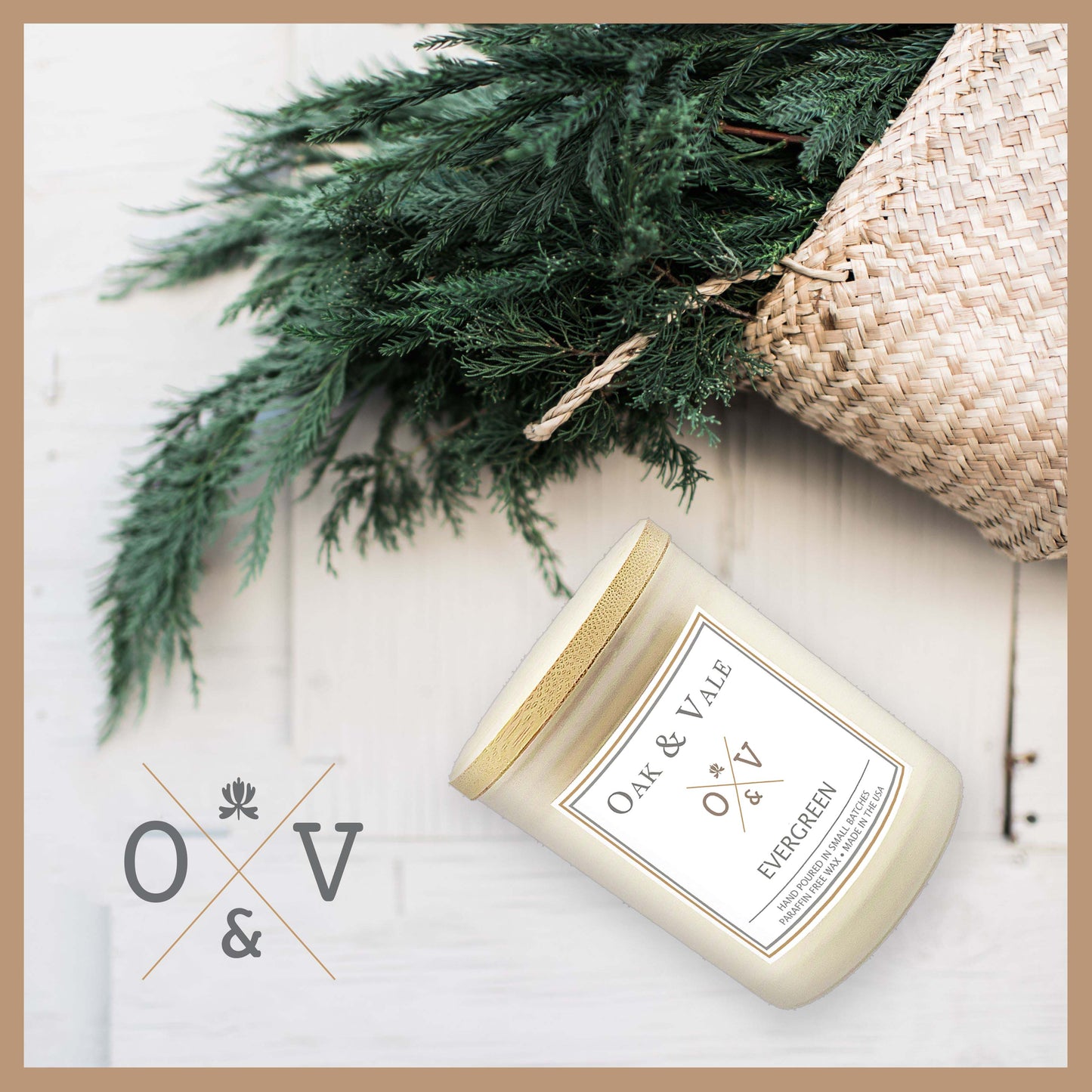EVERGREEN LARGE CANDLE