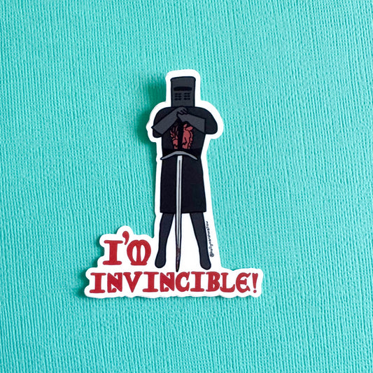 I'm Invincible! Black Knight Sticker