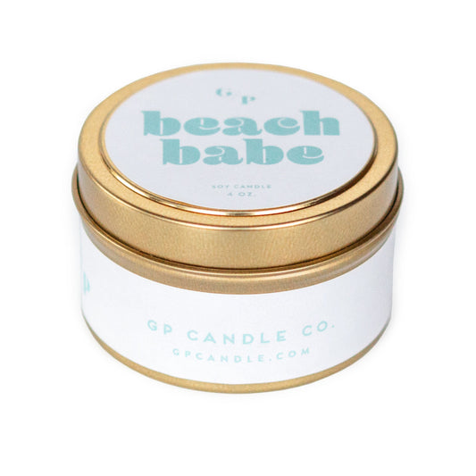 Beach Babe 4 oz. Just Because Candle Tin