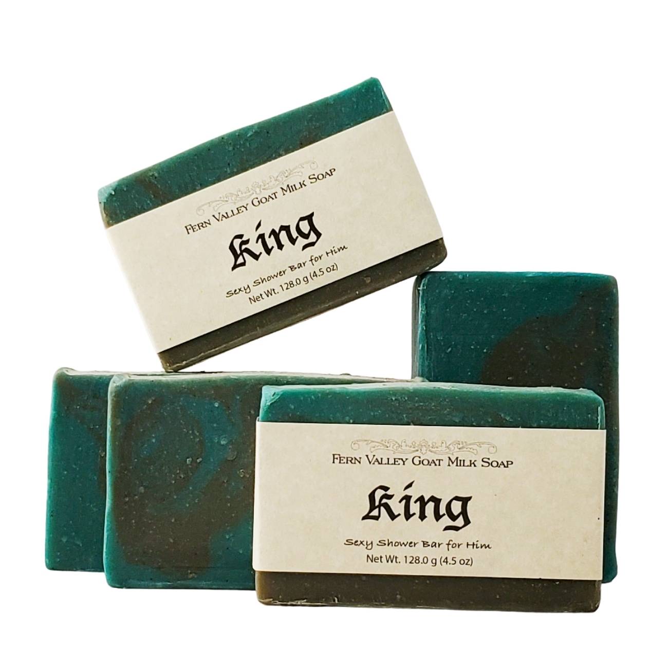 Natural Goat Milk Soap | Exfoliating Scrub | King - Sexy Cologne Scent