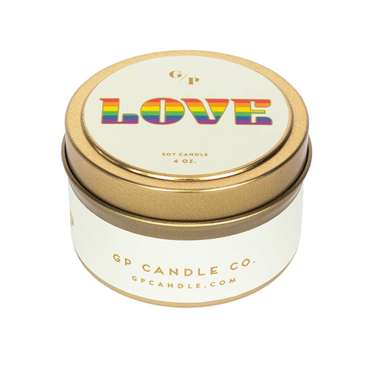 Love Pride 4 oz. Just Because Candle Tin