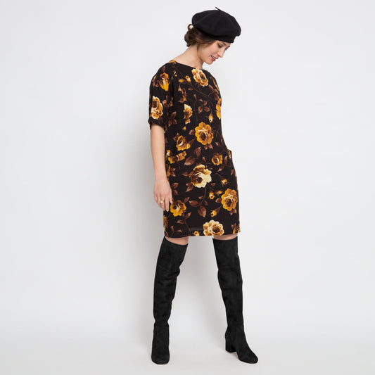 Claudine Dress - Honey Floral