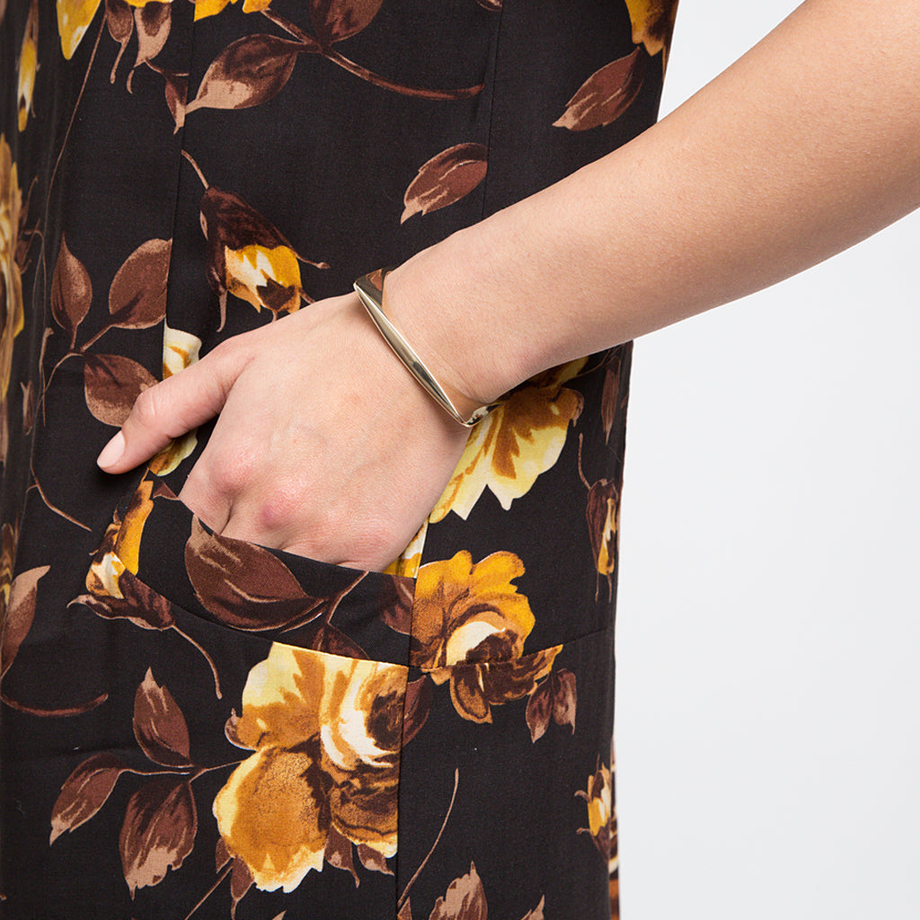 Claudine Dress - Honey Floral