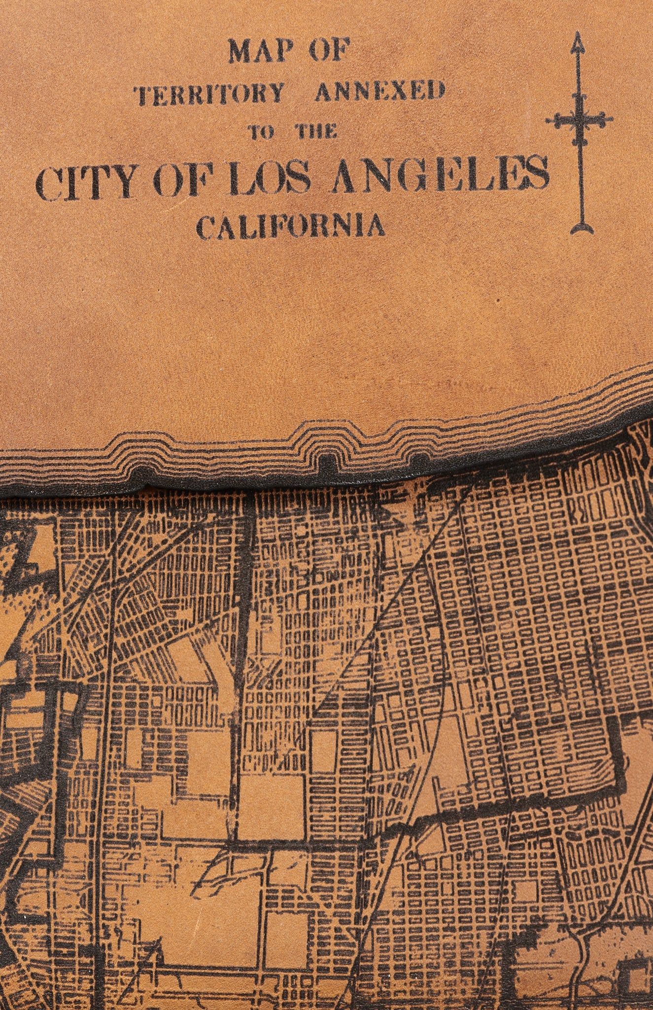 Los Angeles Map Clutch