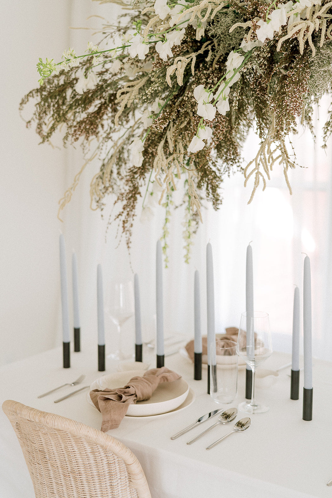 Bluebell | Dipped Beeswax Taper Candles