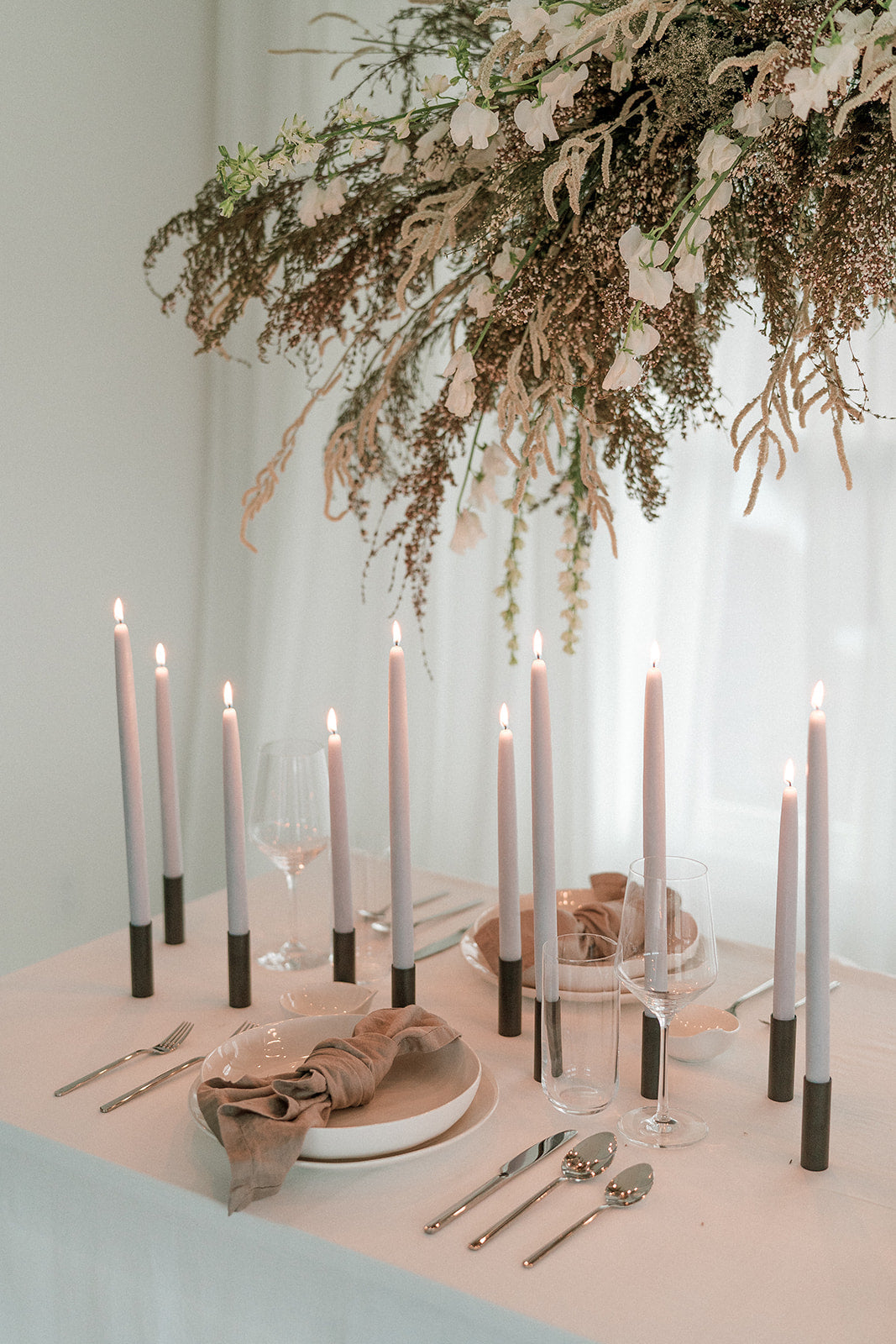 Bluebell | Dipped Beeswax Taper Candles
