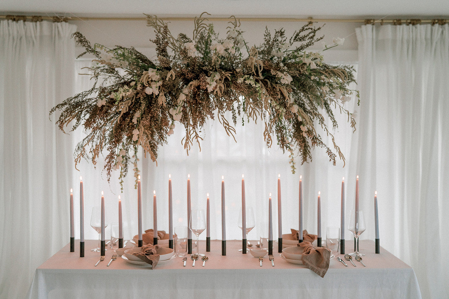 Bluebell | Dipped Beeswax Taper Candles