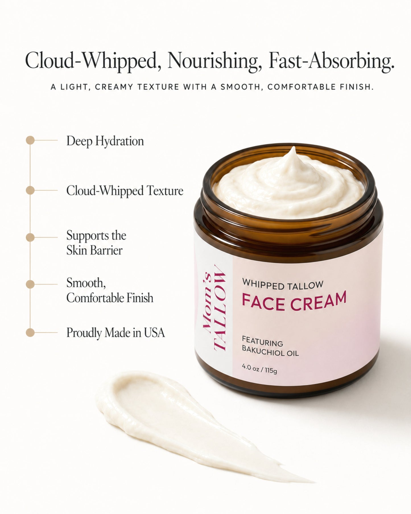 Cloud Whipped Tallow Face Cream (NEW)