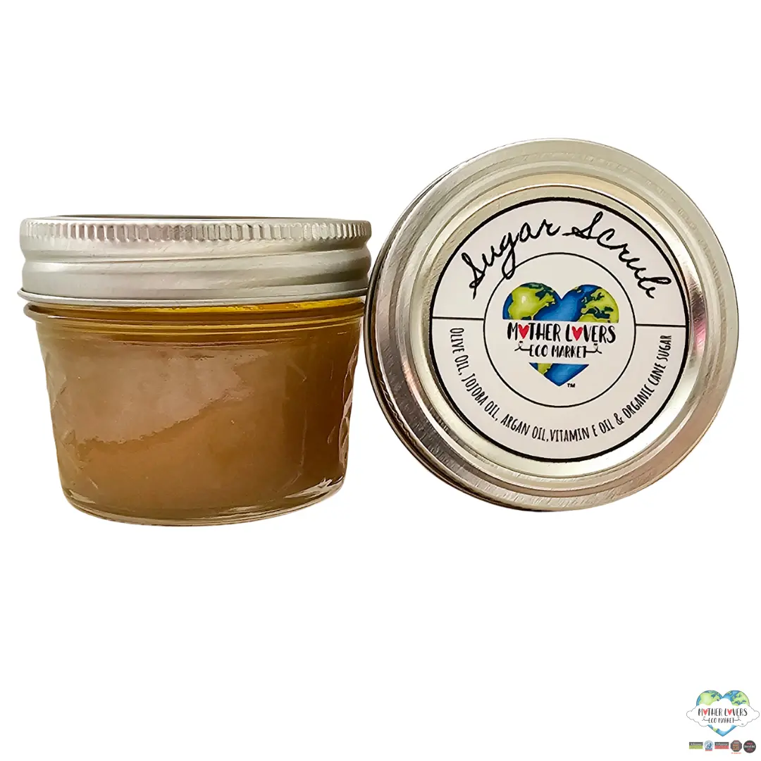 Mother Lovin Sugar Scrub - 8 oz - Handmade - Vegan - Organic - Zero Waste