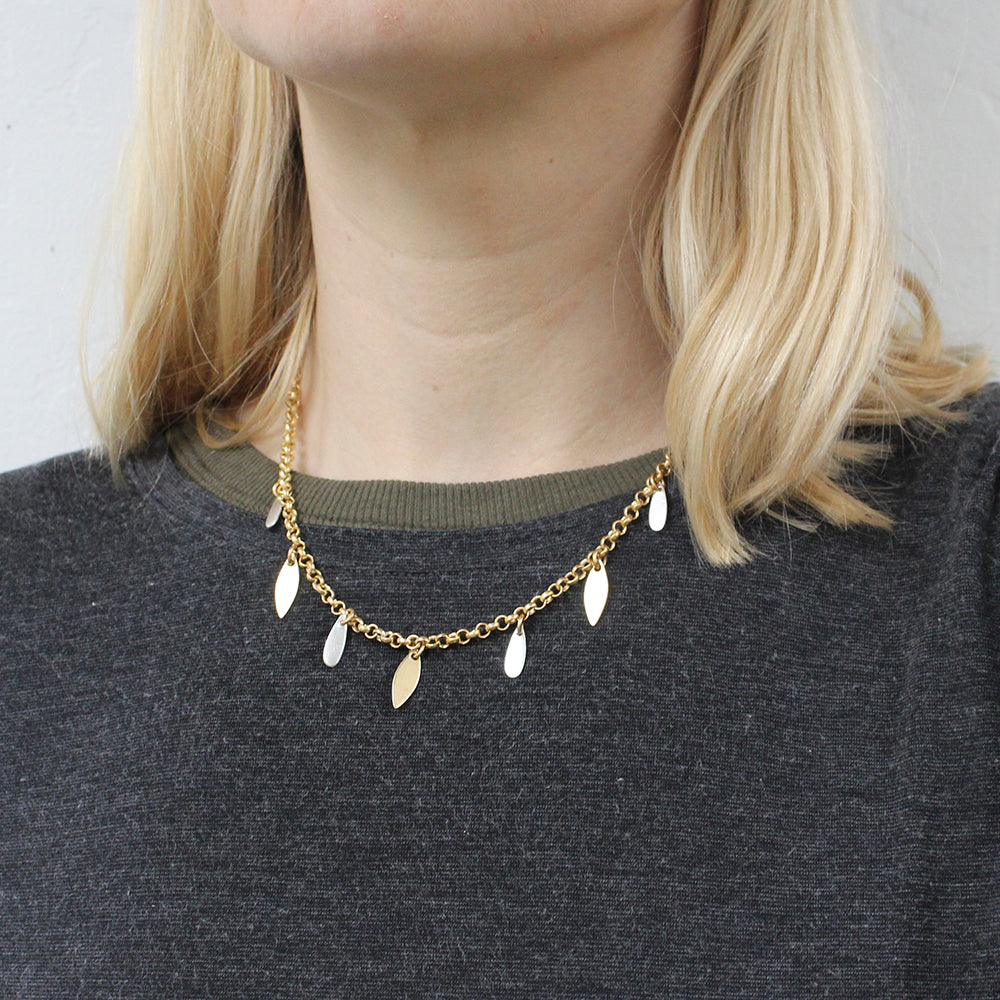 Leaf Charm Necklace
