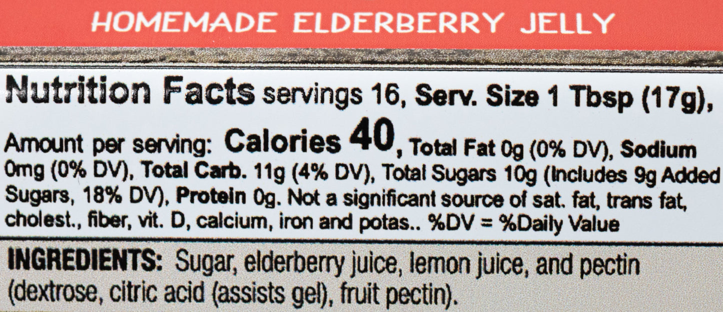 Elderberry Jelly | 9 oz | Nutt Family Jams & Jellies