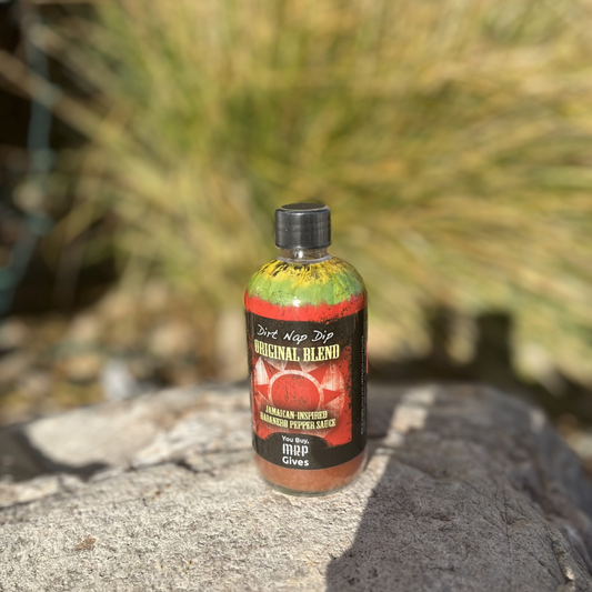 Dirt Nap Dip Original Blend Hot Sauce | 8 oz | Mystic Rhoads Productions