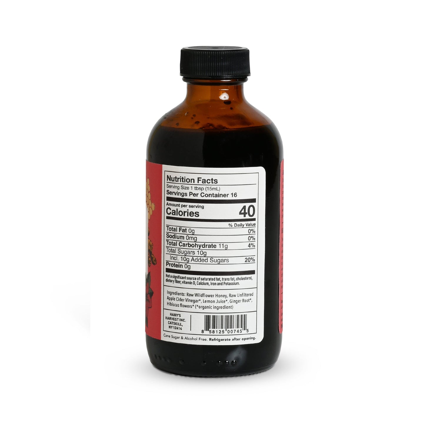 Hibiscus Ginger Herbal Syrup