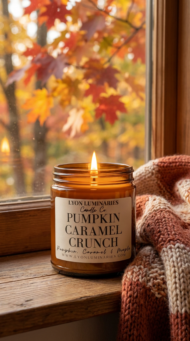 Pumpkin Caramel Crunch Soy Blend Candle
