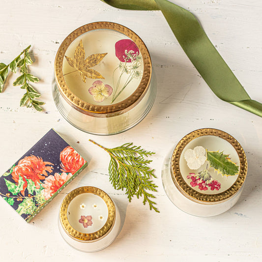 Holiday Navy Matchbox - 4"