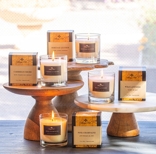 Patricia Nash Pink Champagne Candle