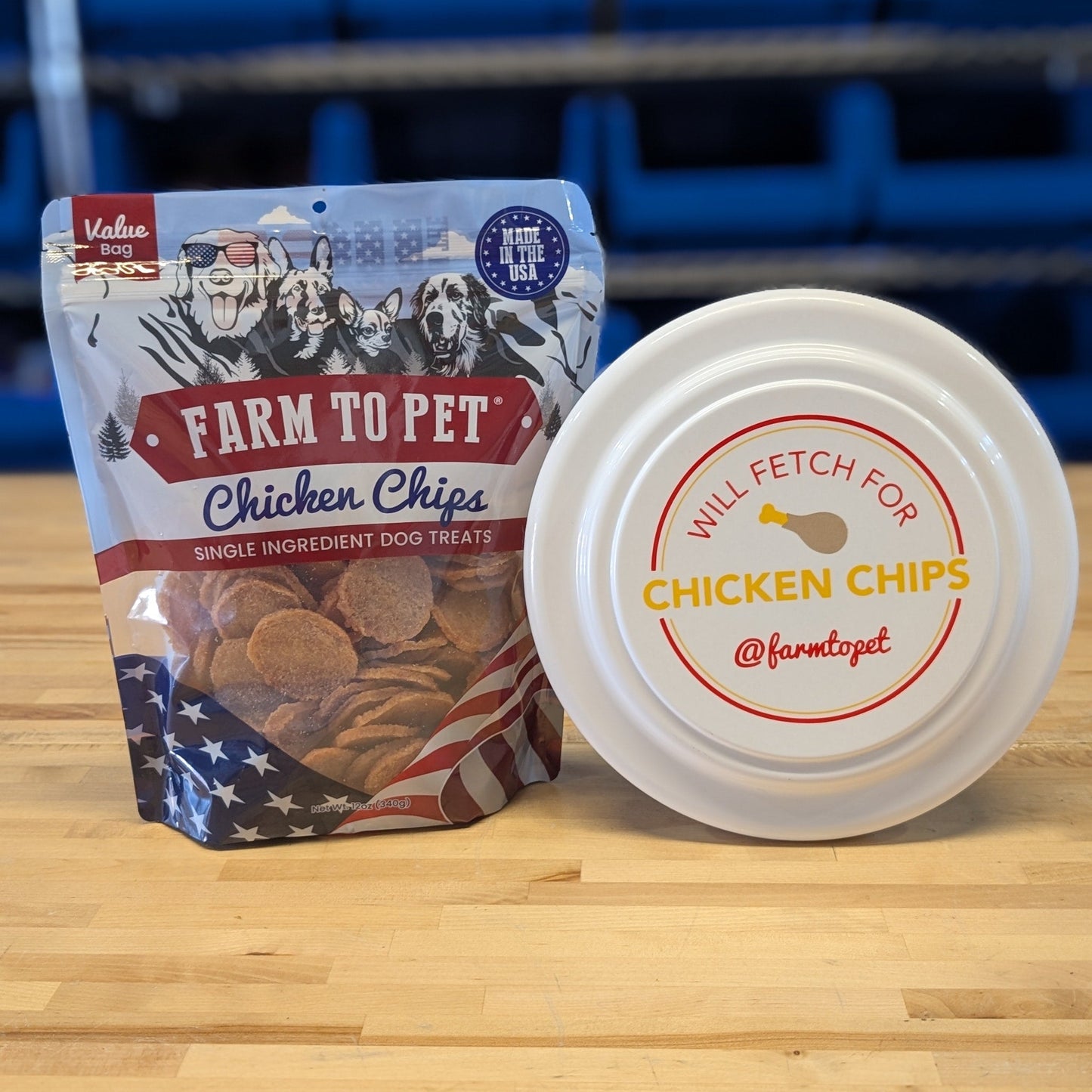 Americana Chicken Chips for Dogs | Celebrate with USA-made Dog Treats