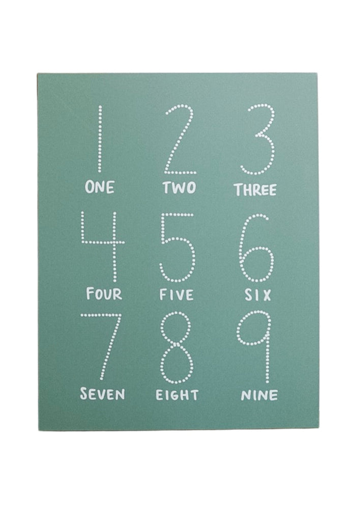 Traceable Numbers Trace-n-Erase Chalkboard®