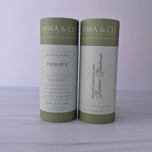 Rosemary & Mint Shower Steamer Pack | Cooling Aromatherapy | Yawa & Co