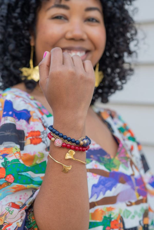 The Darcy Bracelet in Red