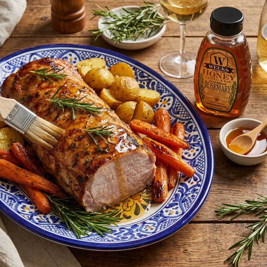 Hand-Infused Rosemary Honey