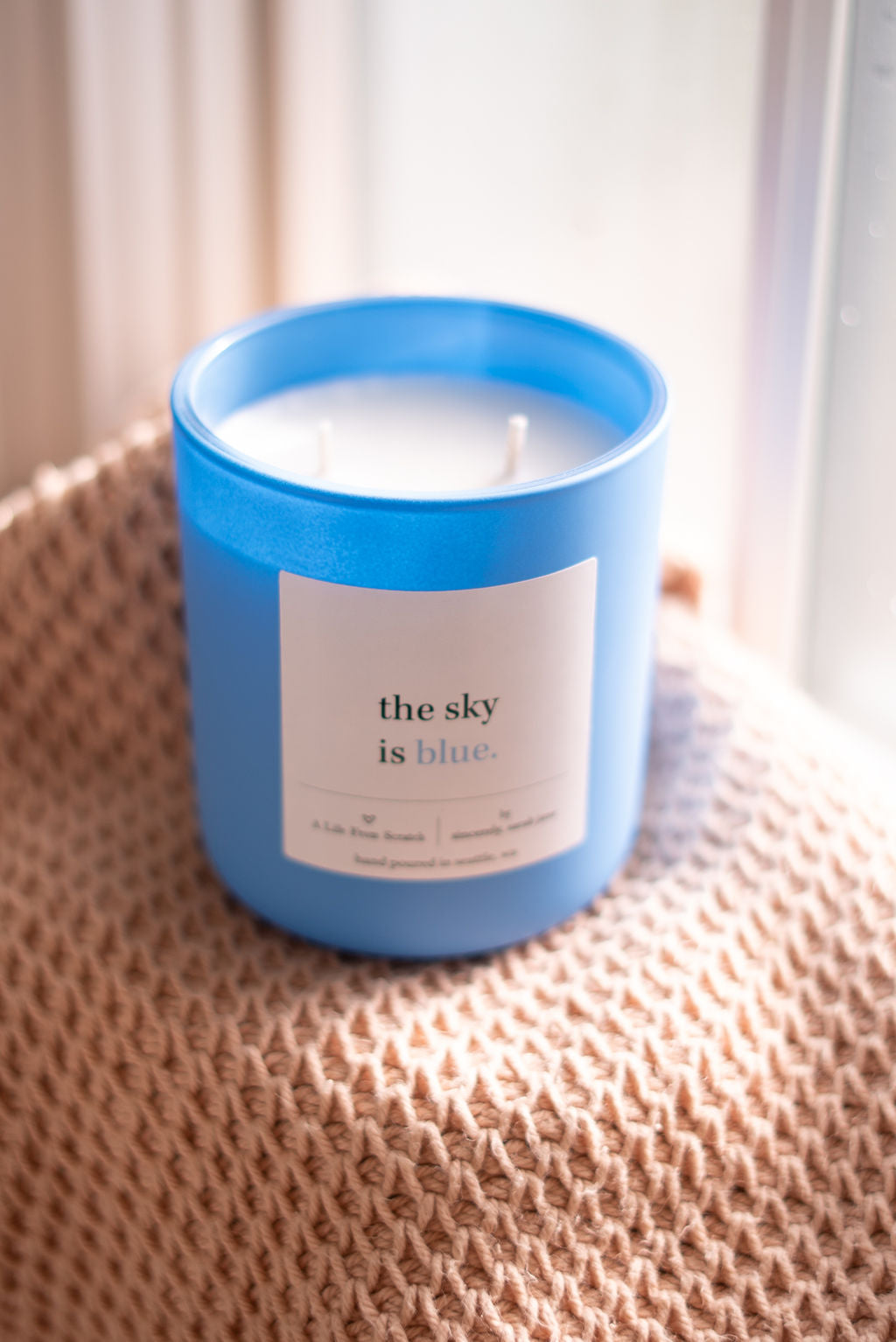 The Sky Is Blue Candle