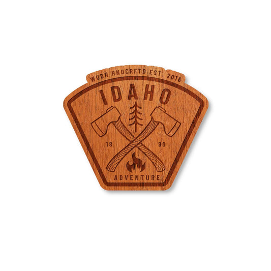 Real Wood Stickers - Idaho Adventure Collection